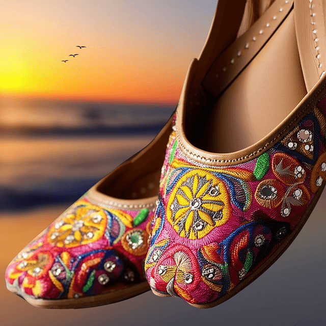 Embroidered Jutti - Women
